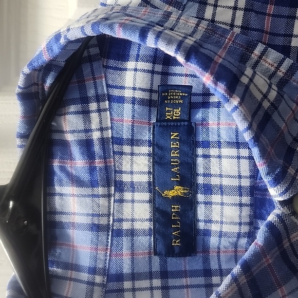 Ralph Lauren Blue Plaid XLT - Picture 3 of 7